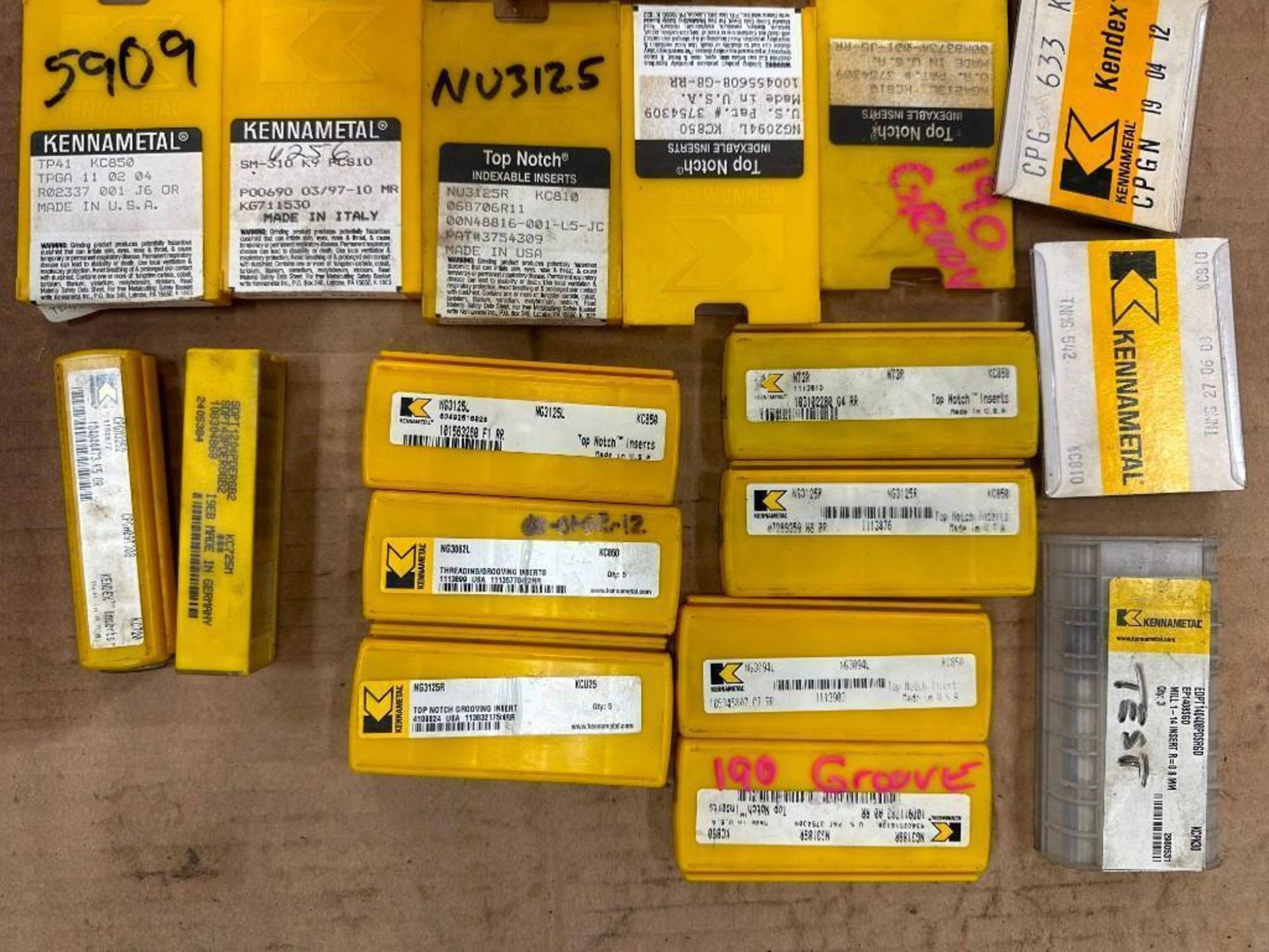 Lot of Misc. Kennametal Carbide Inserts - Image 5 of 7