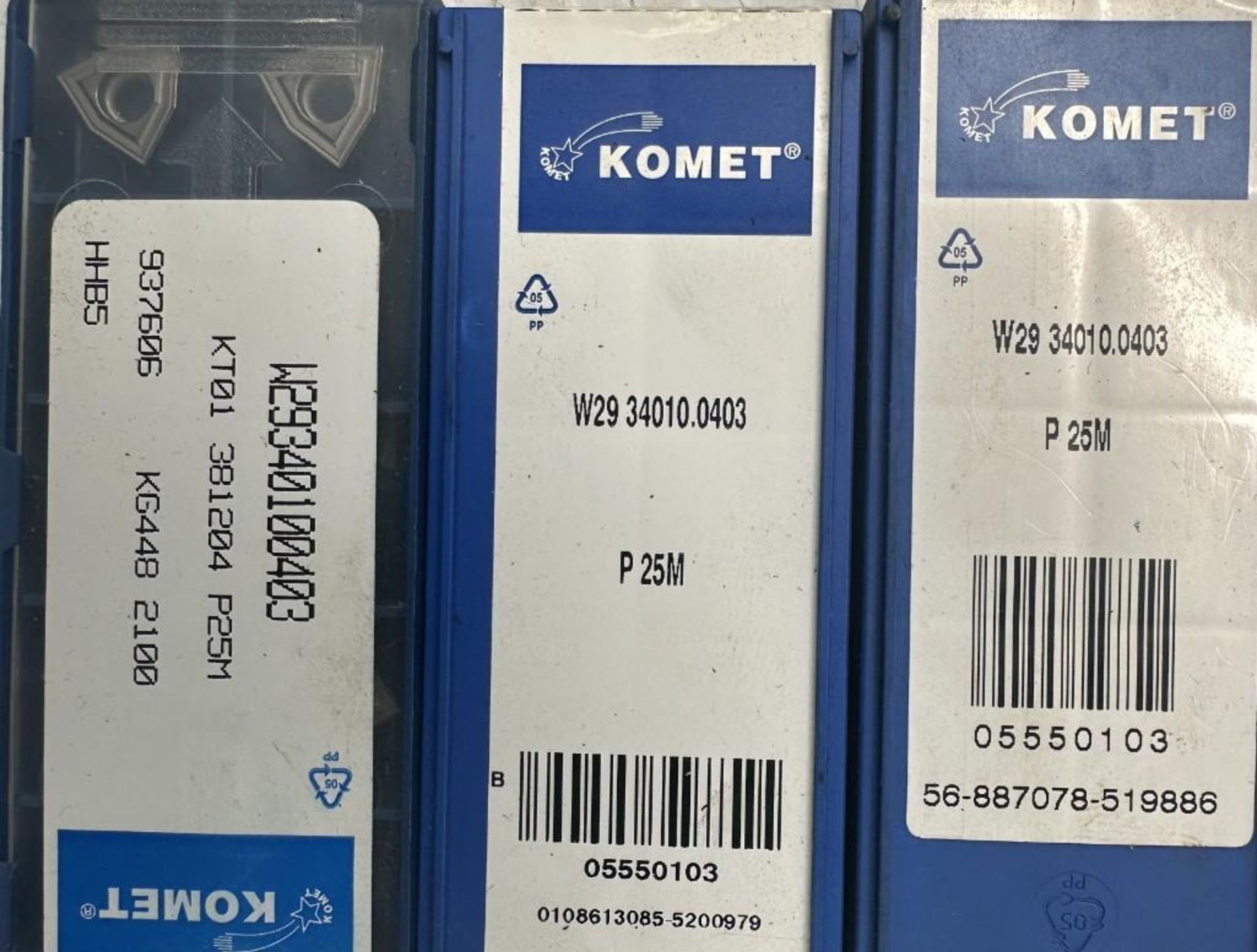 Lot of Komet #W29 34010.0403 Carbide Inserts - Image 4 of 4