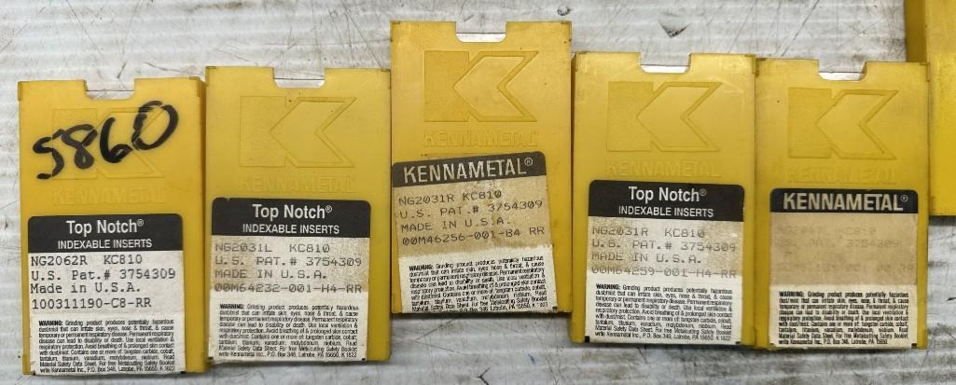 Lot of Misc. Kennametal Carbide Inserts - Image 8 of 8