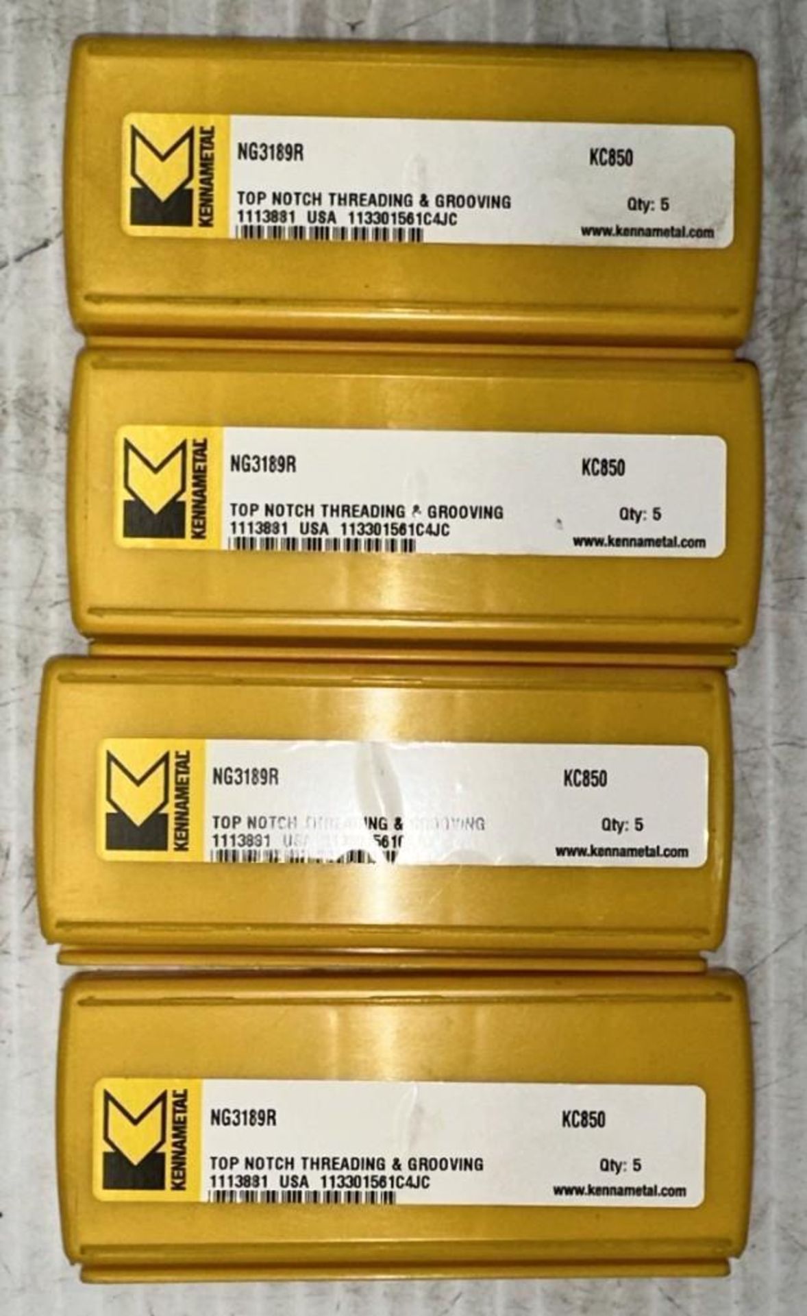 Lot of Kennametal #NG3189R Carbide Inserts - Image 2 of 2