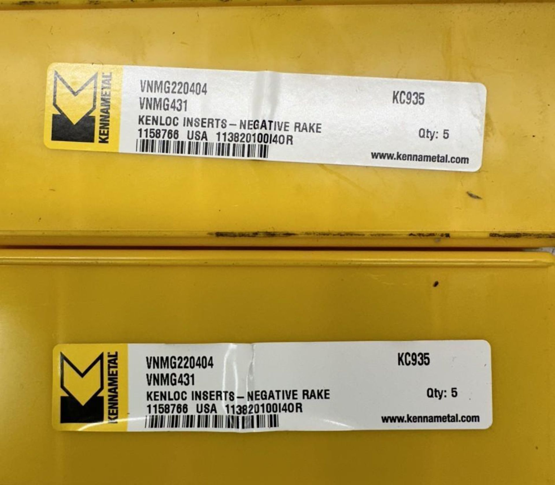 Lot of Kennametal #VNMG220404 Carbide Inserts - Image 3 of 3