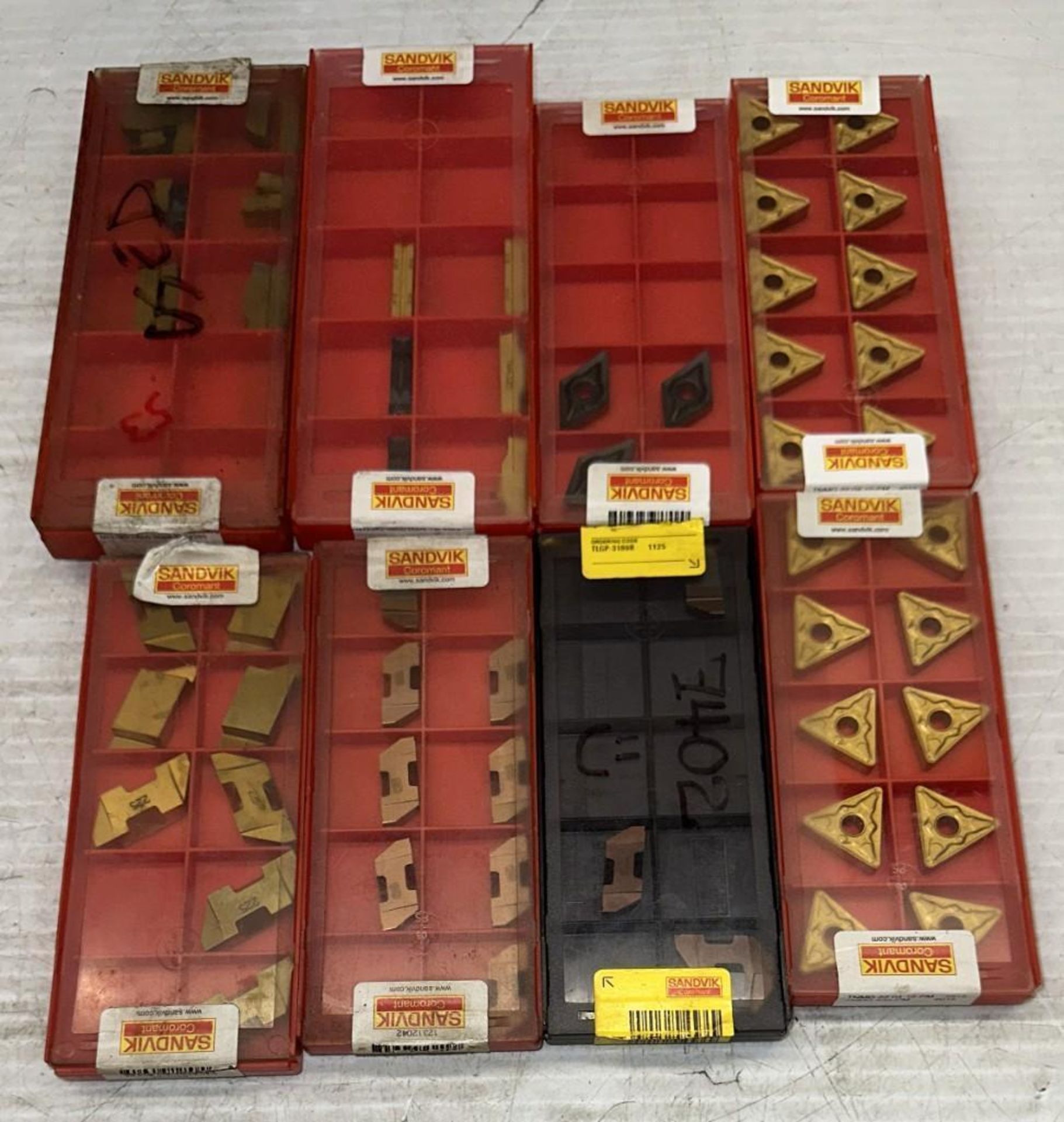 Lot of Misc. Sandvik Carbide Inserts