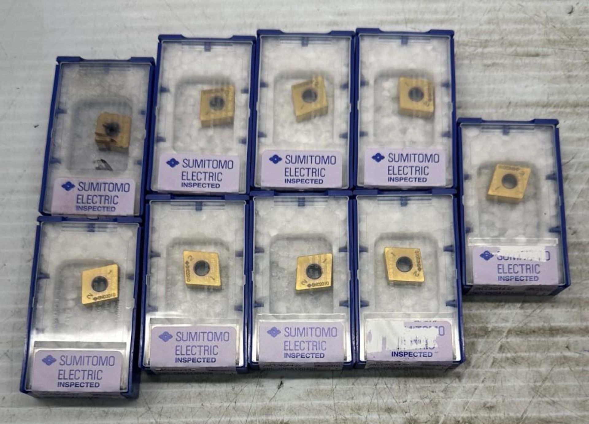 Lot of Sumitomo #2NC-CNGA120408 Carbide Inserts