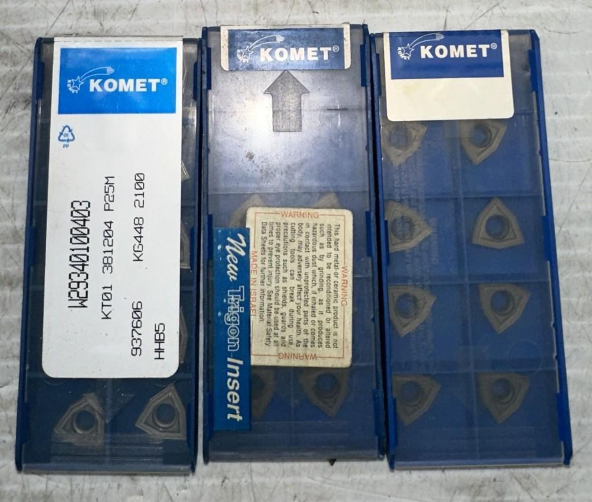 Lot of Komet #W29 34010.0403 Carbide Inserts