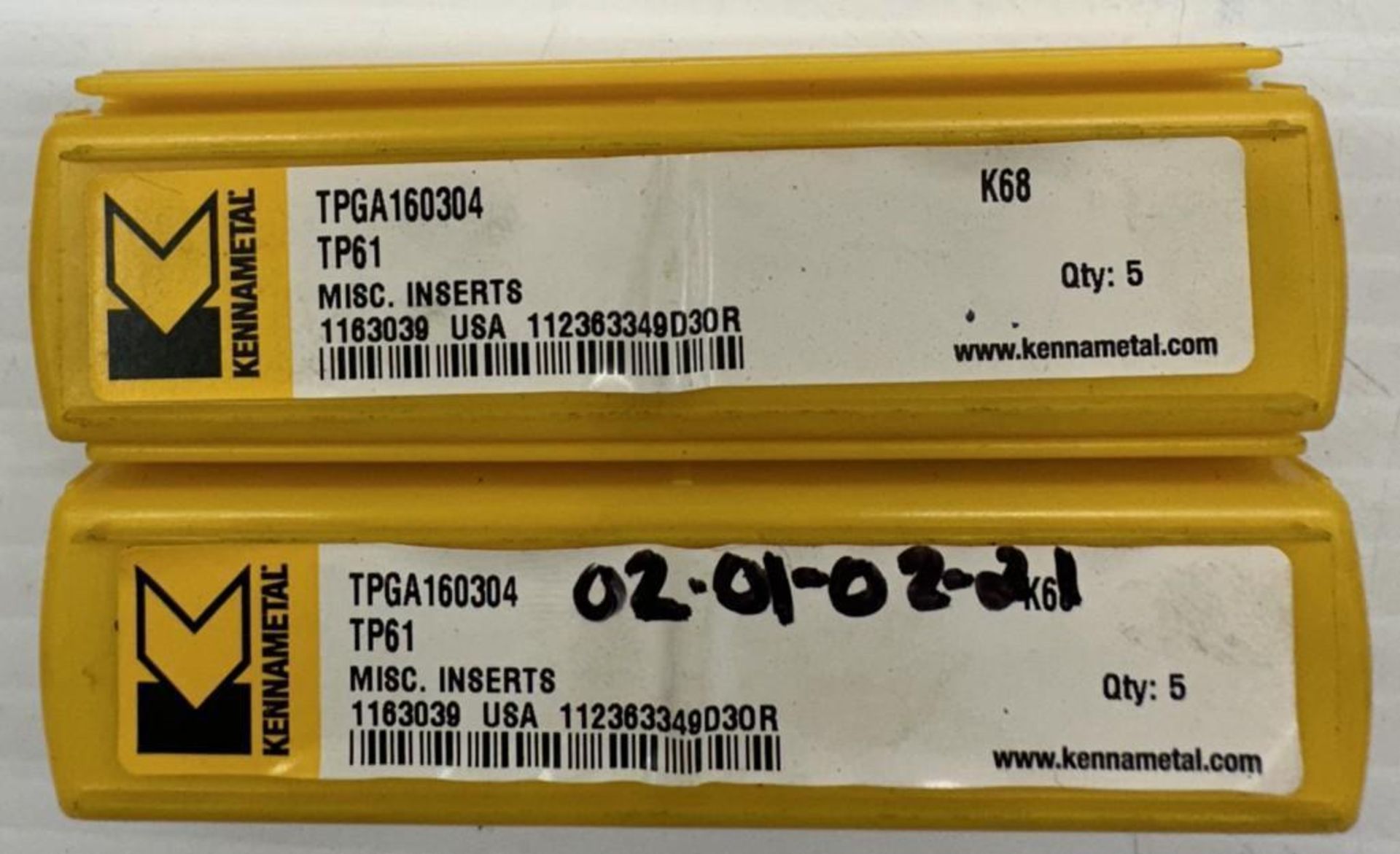 Lot of Kennametal #TPGA160304/K68 Carbide Inserts - Image 3 of 3