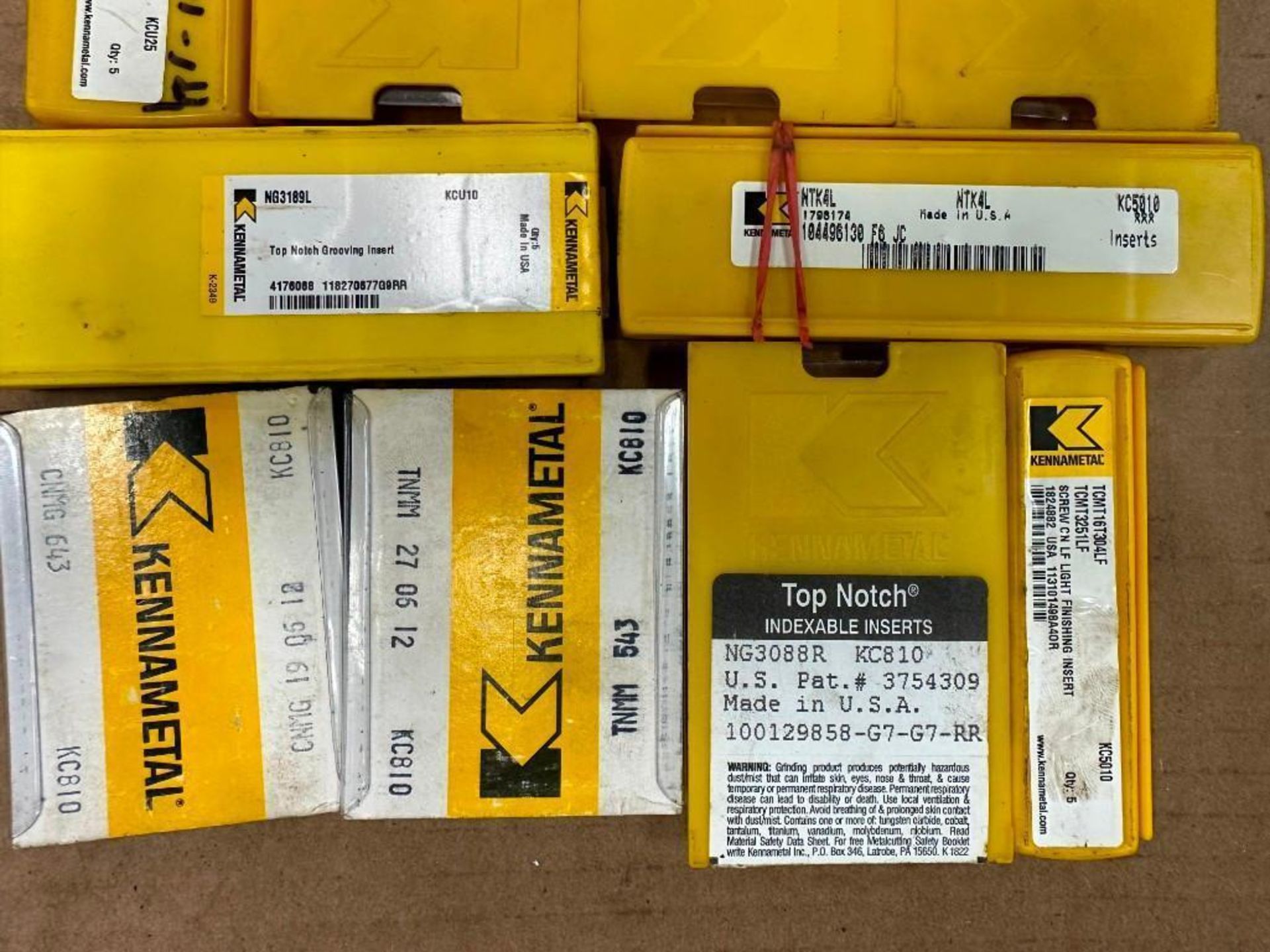 Lot of Misc. Kennametal Carbide Inserts - Image 5 of 6