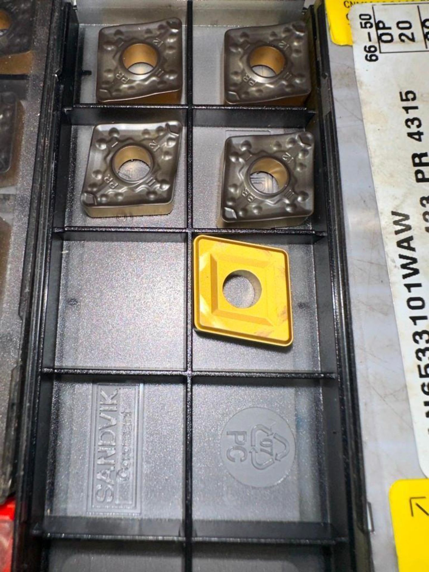 Lot of Sandvik #CNMM 12 04 12-PR Carbide Inserts - Image 2 of 3