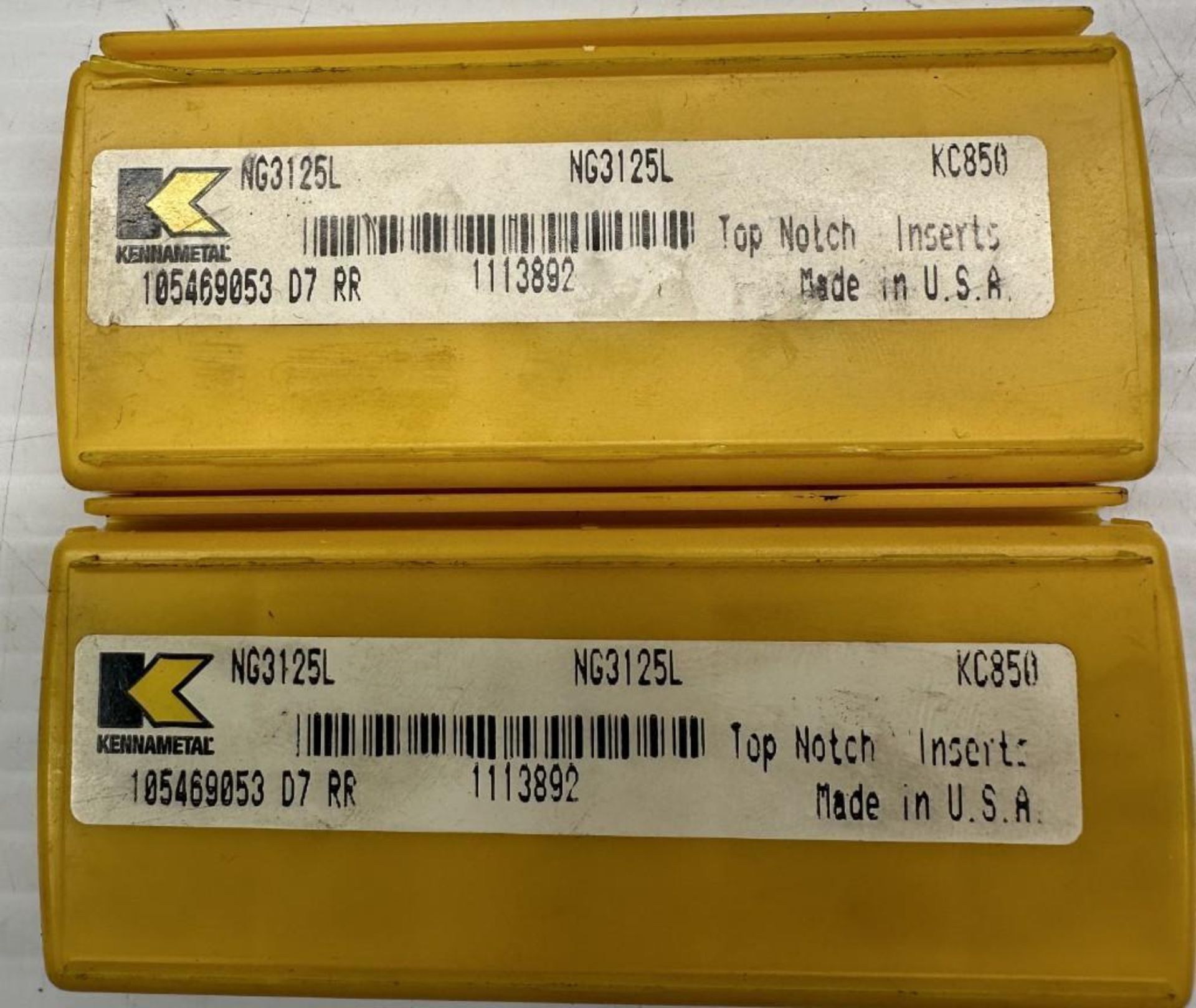 Lot of Kennametal #NG3125L/KC850 Carbide Inserts - Image 3 of 3