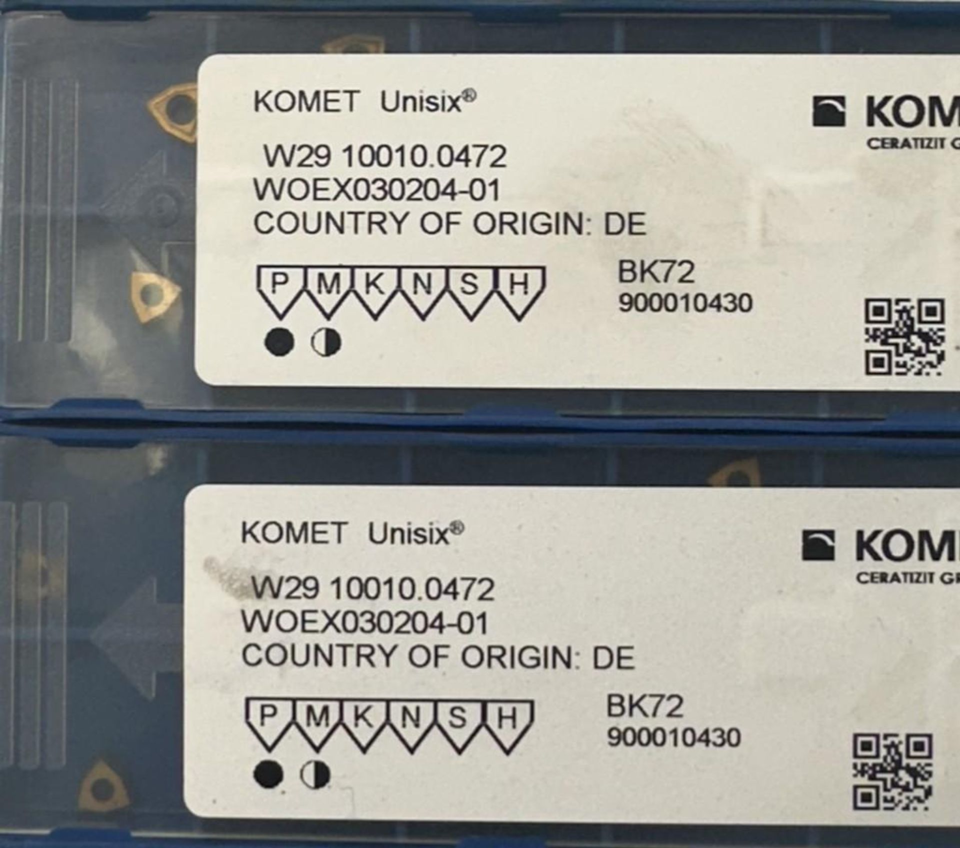 Lot of Komet #W29 10010.0472 Carbide Inserts - Image 4 of 4