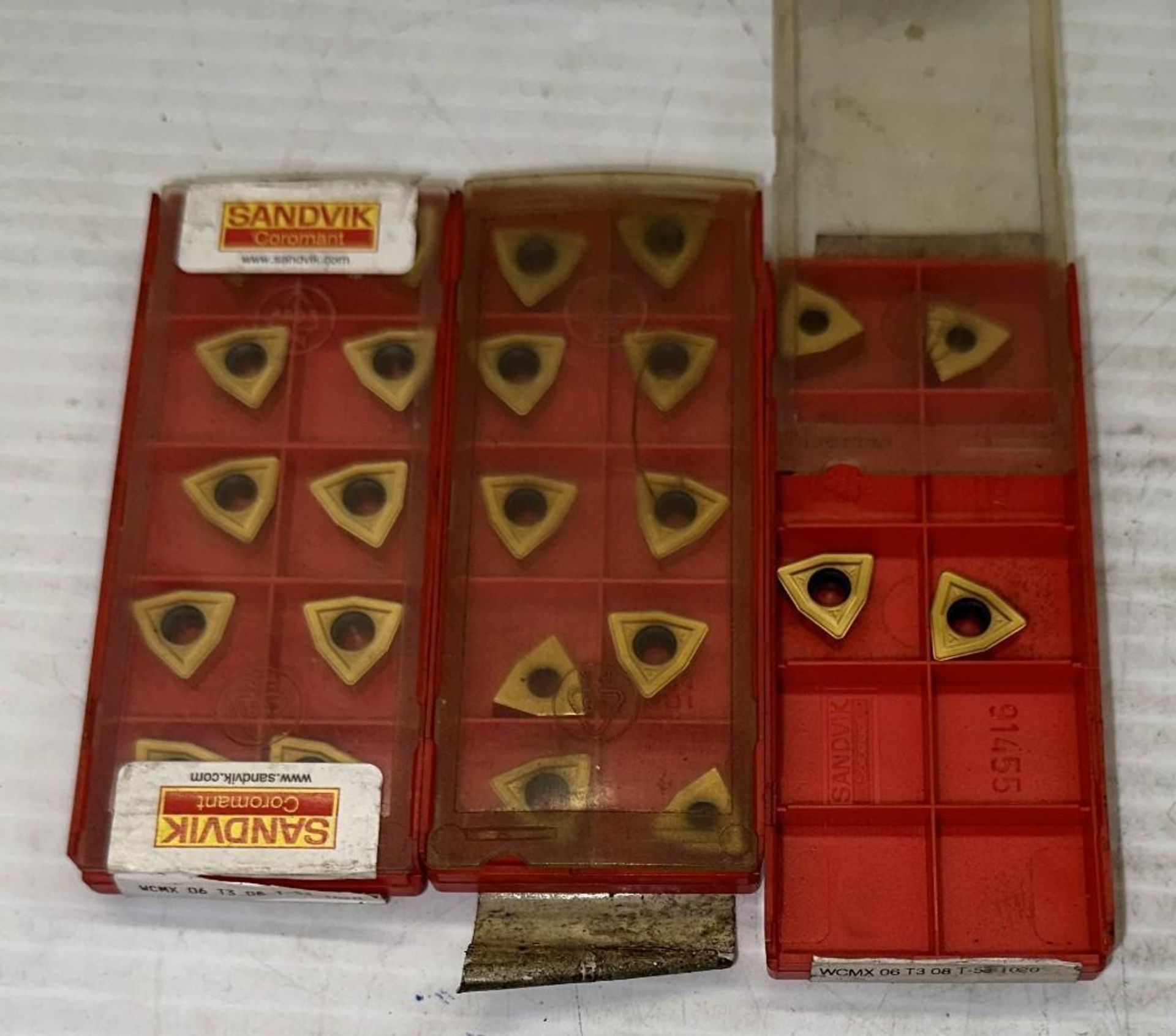 Lot of Sandvik #WCMX 06 T3 08 T-53 Carbide Inserts