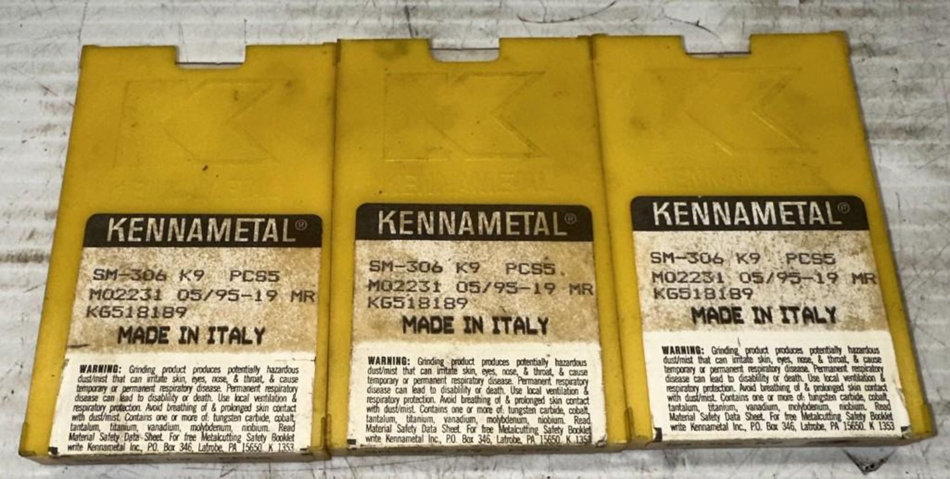 Lot of Kennametal #SM-306 K9 Carbide Inserts - Image 3 of 3