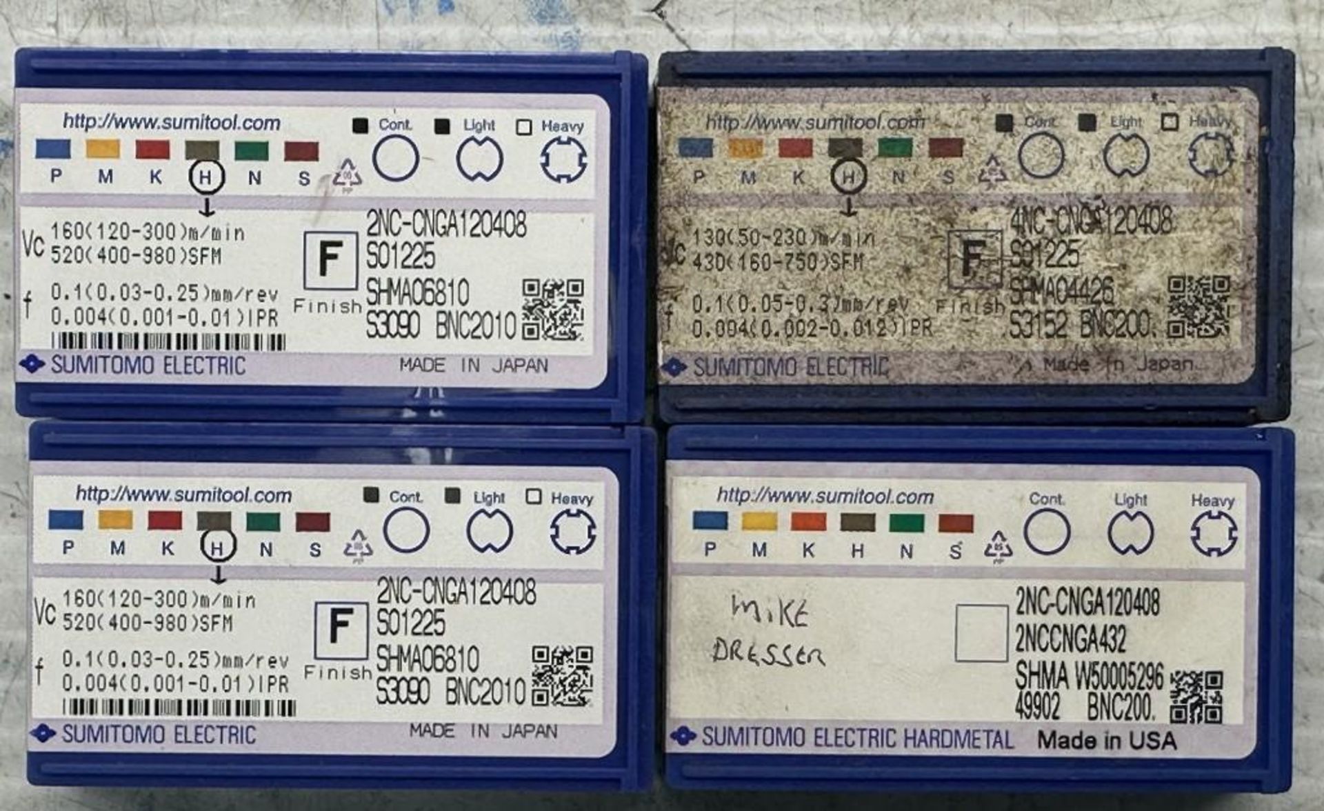 Lot of Misc. Sumitomo Carbide Inserts - Image 4 of 4