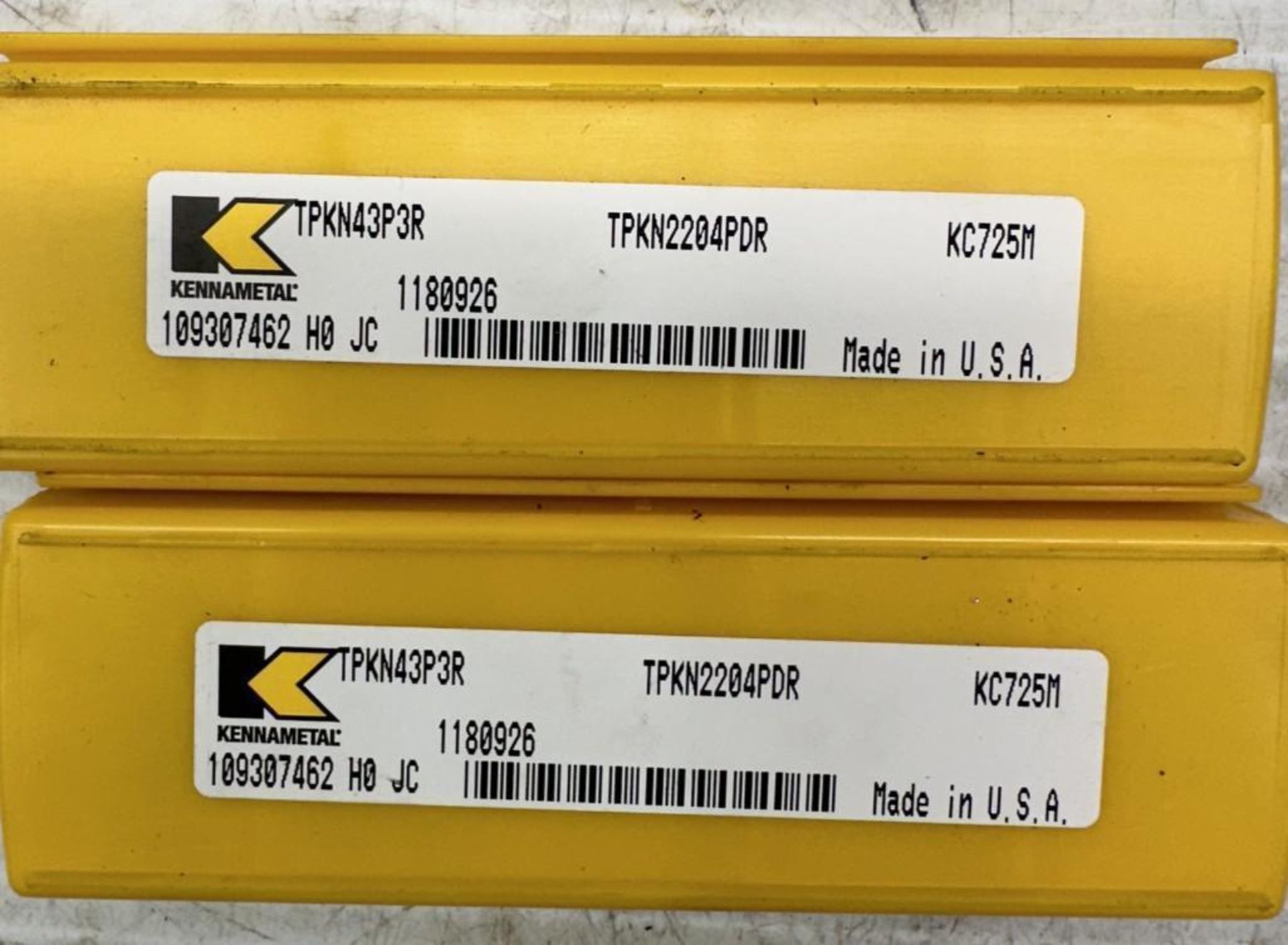 Lot of Kennametal #TPKN43P3R Carbide Inserts - Image 3 of 3