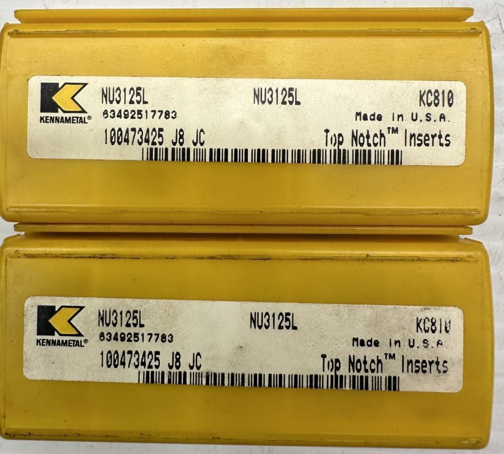 Lot of Kennametal #NU3125L/KC810 Carbide Inserts - Image 3 of 3