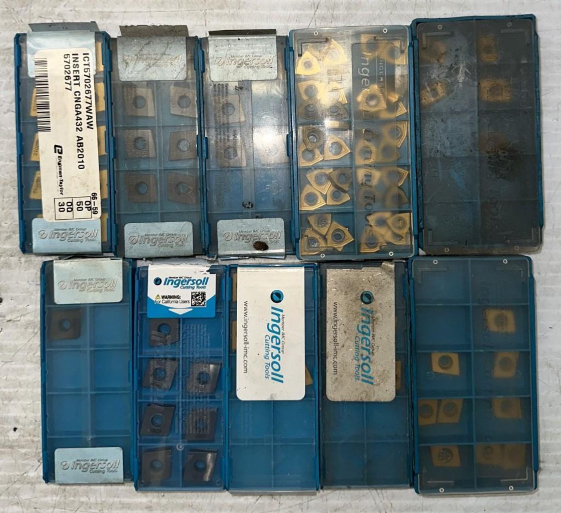 Lot of Misc. Ingersoll Carbide Inserts