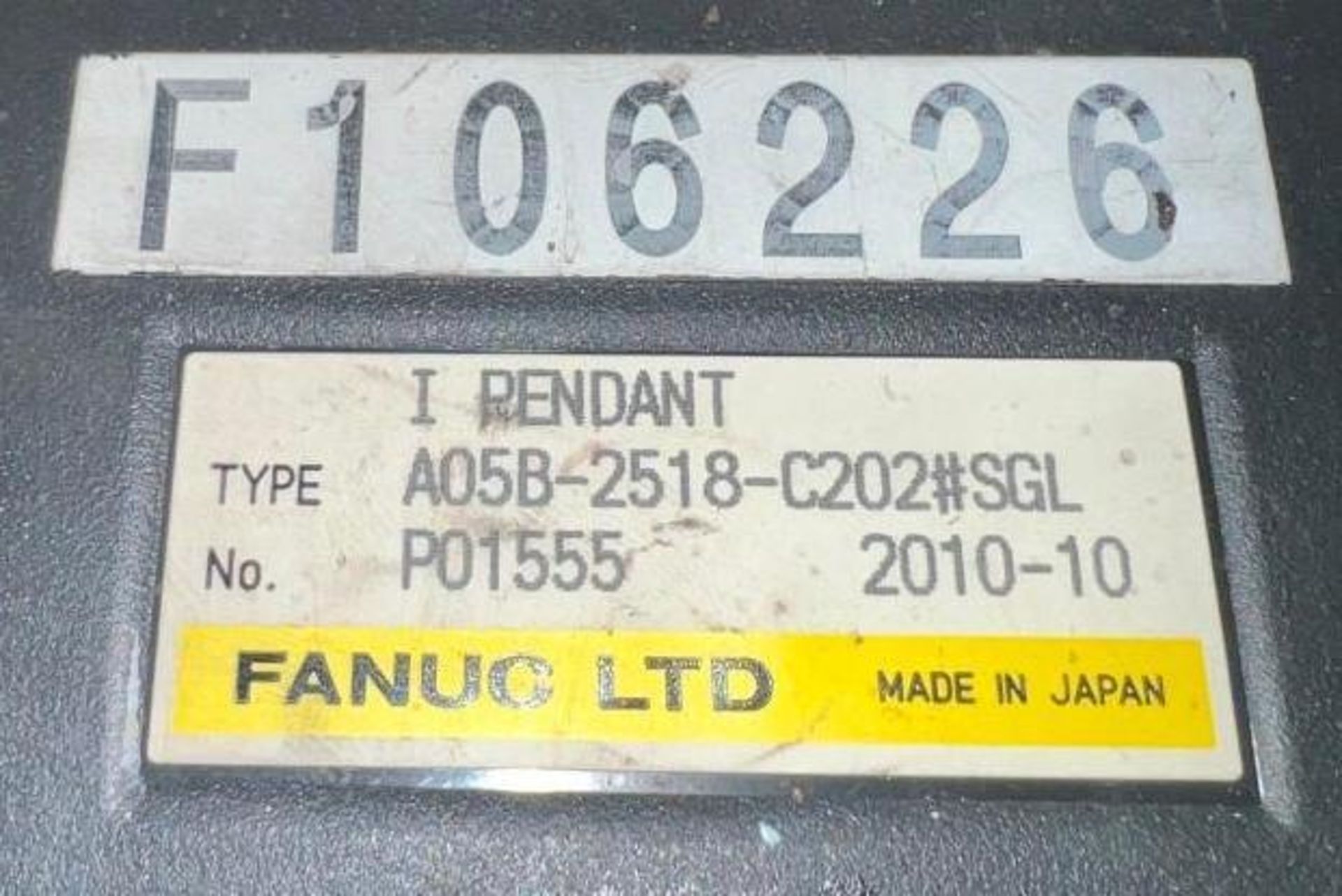 Fanuc #A05B-2518-C202#SGL I Pendant - Image 3 of 3