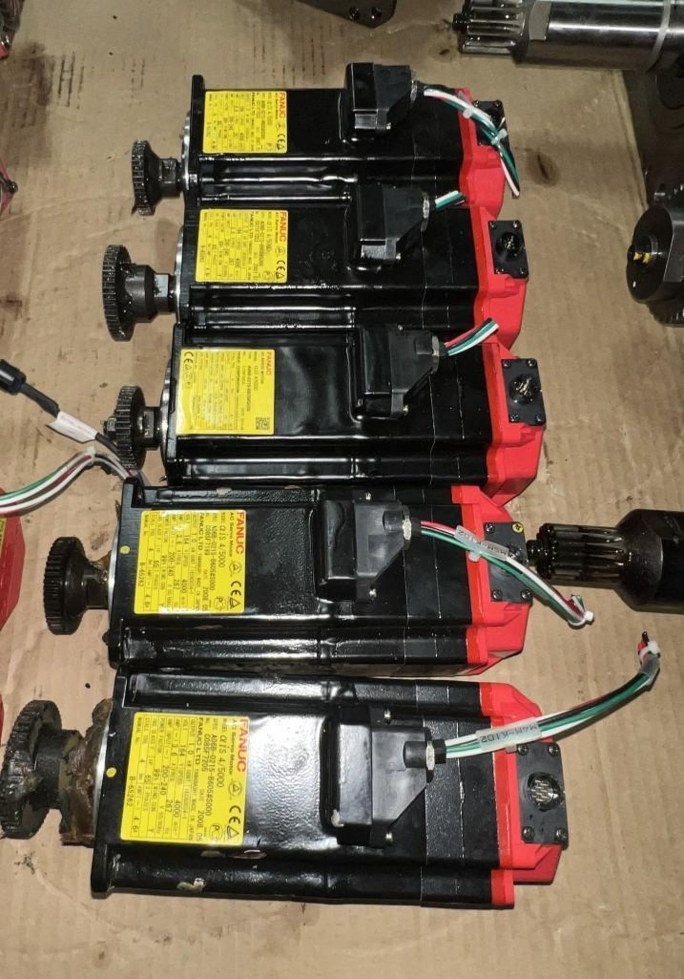 Lot of (5) Fanuc #A06B-0215-B605#S000 Servo Motors - Image 2 of 8