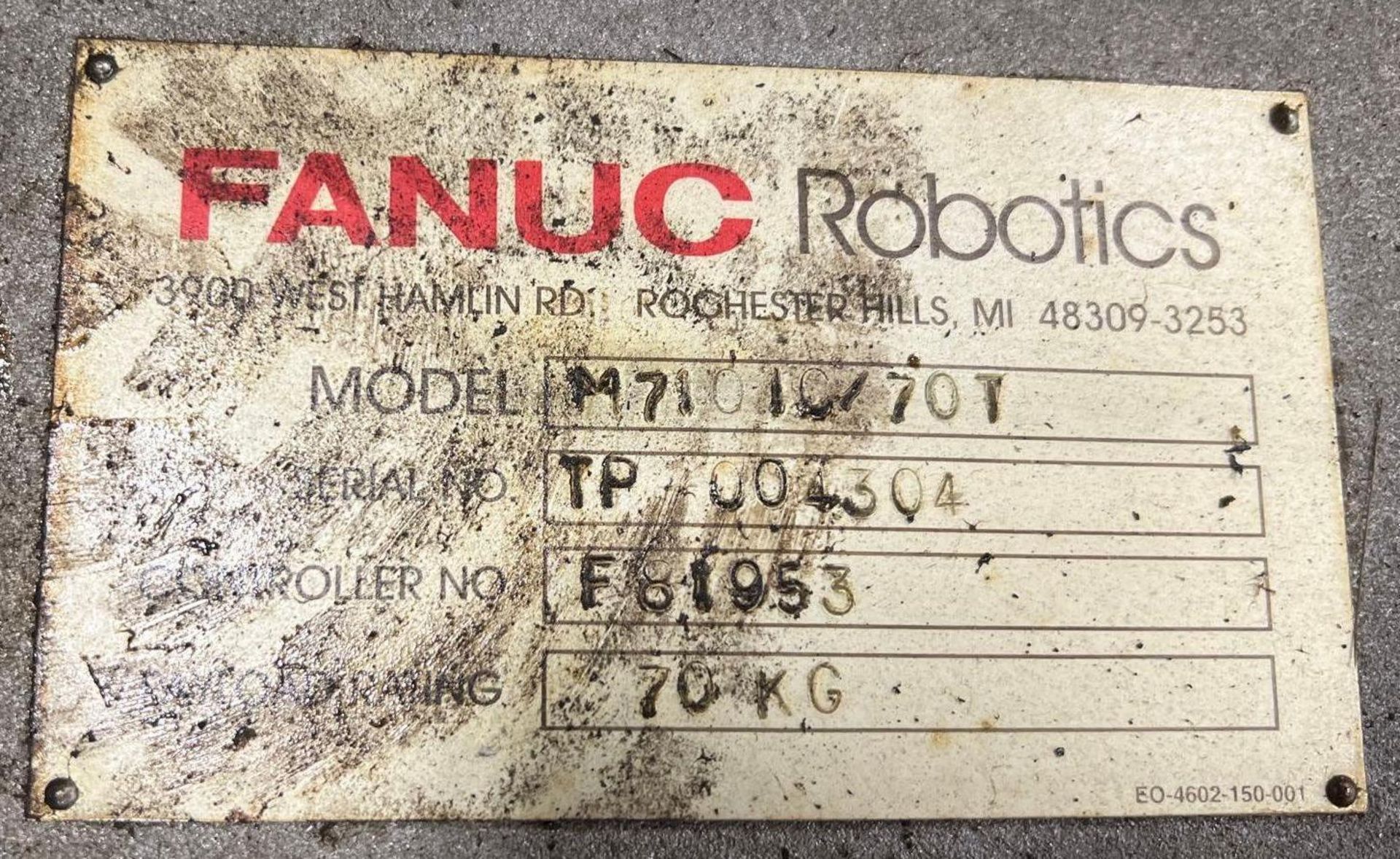 Fanuc Robot Gantry Plate - Image 2 of 8