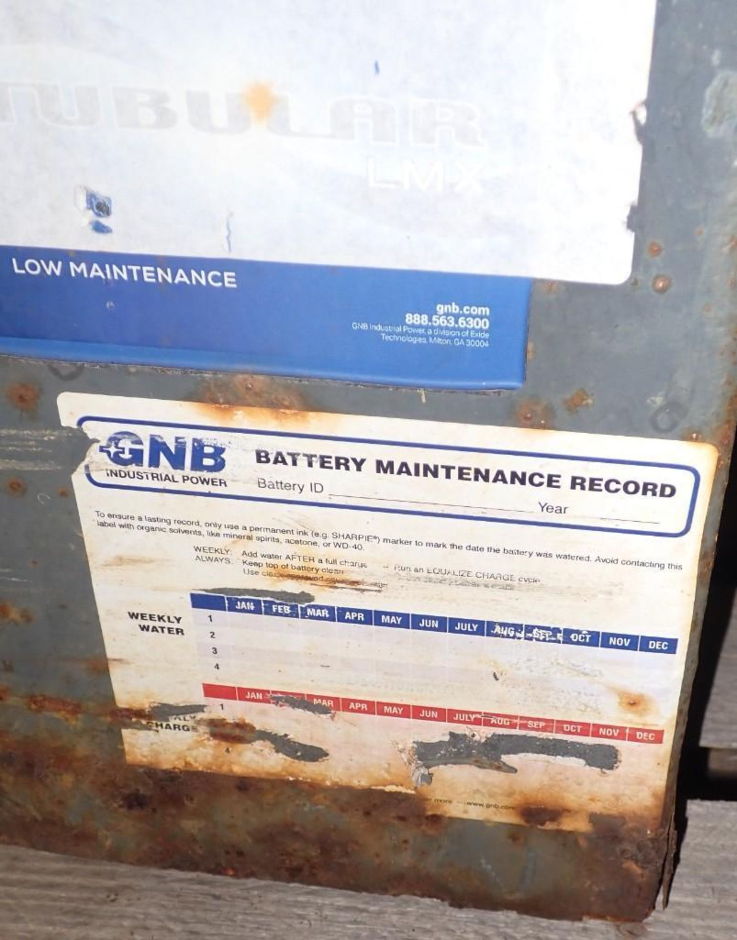 GNB Forklift Battery - For Rebuild - Image 4 of 5