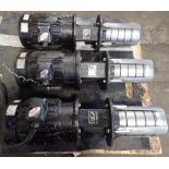 Lot of (3) Grundfos #MTR15-4/2 Pumps