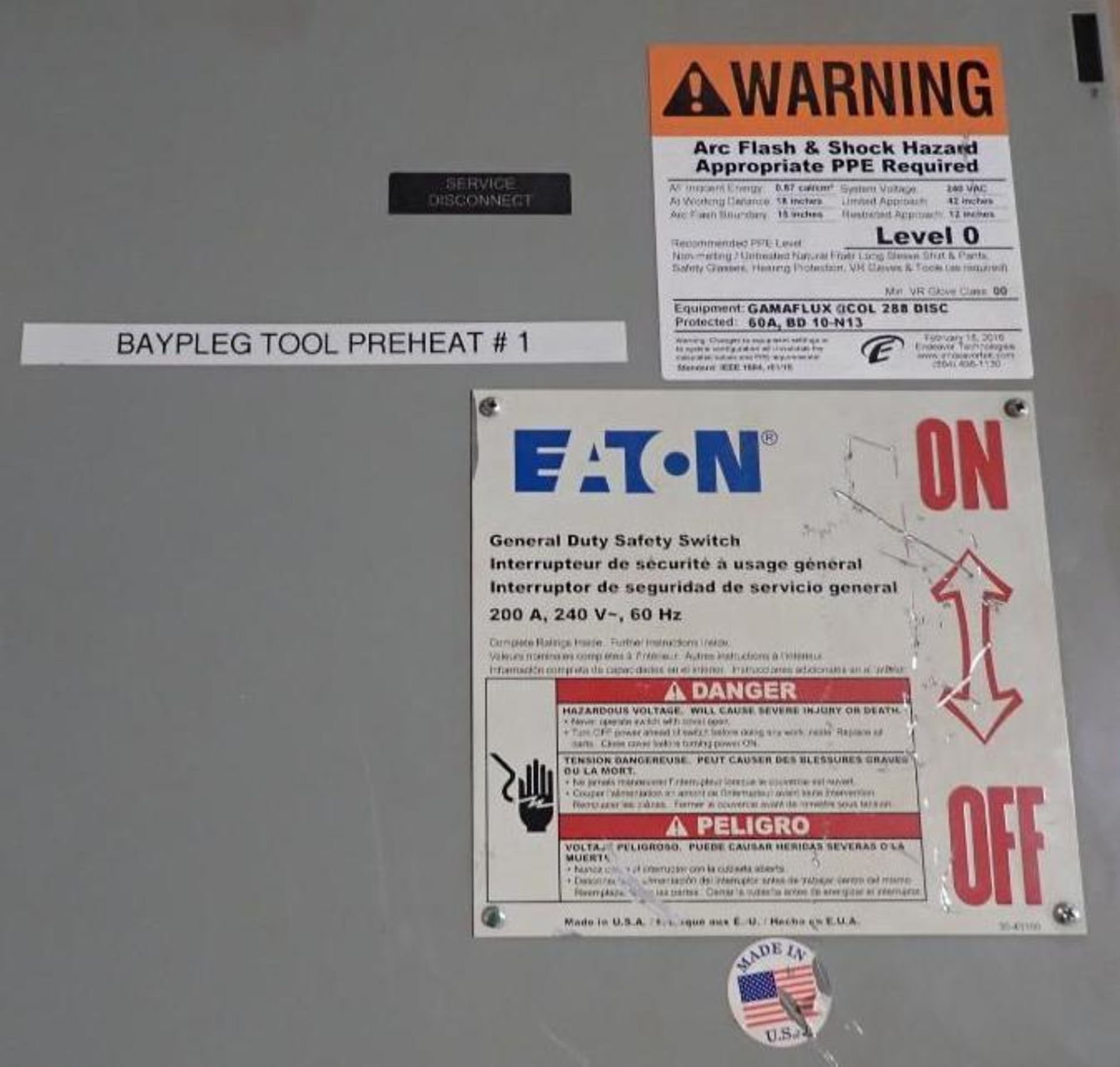 200 Amp Eaton #DG324NGK General Duty Safety Switch - Image 3 of 6