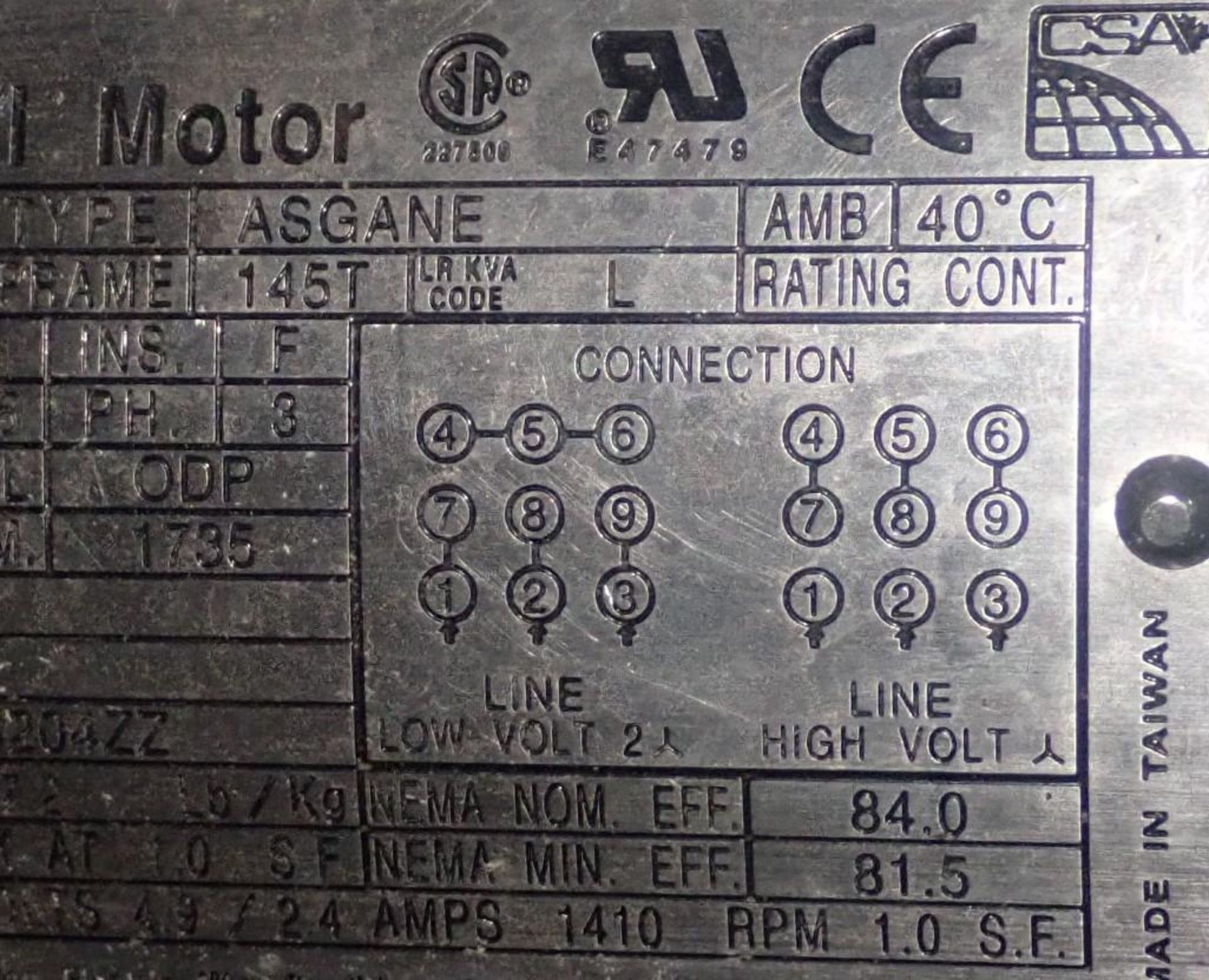 1.5 HP Dayton #3KW28G Motor - Image 5 of 5