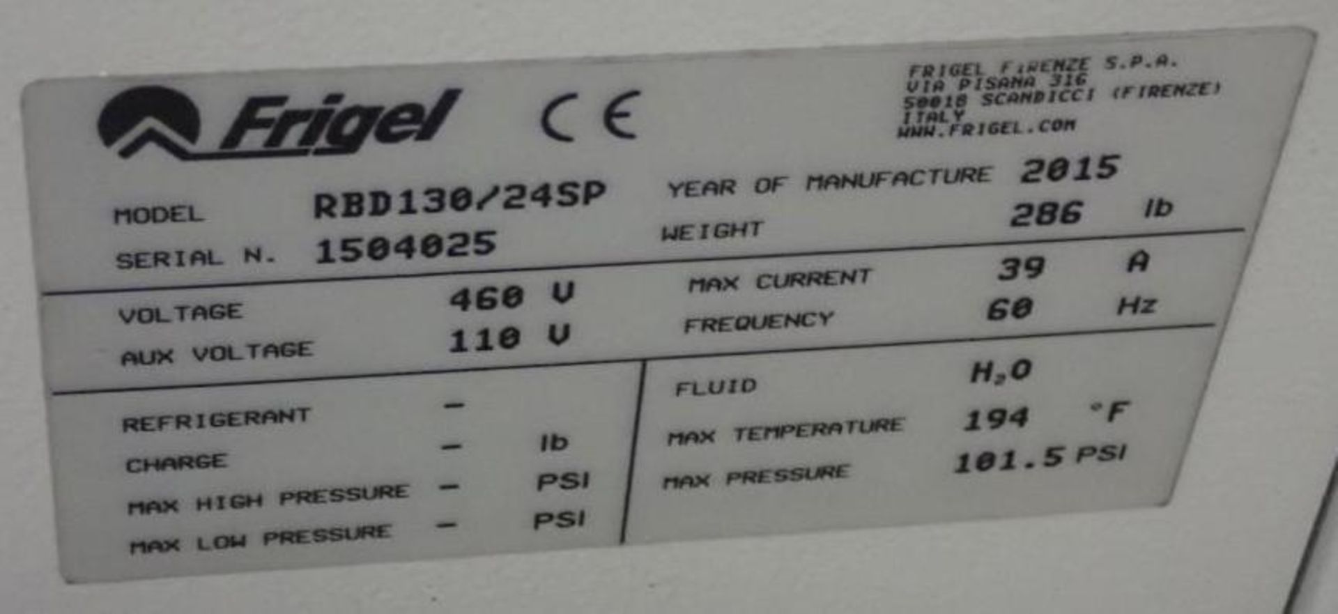 Frigel #RBD130/24SP Temperature Controller - Image 6 of 6