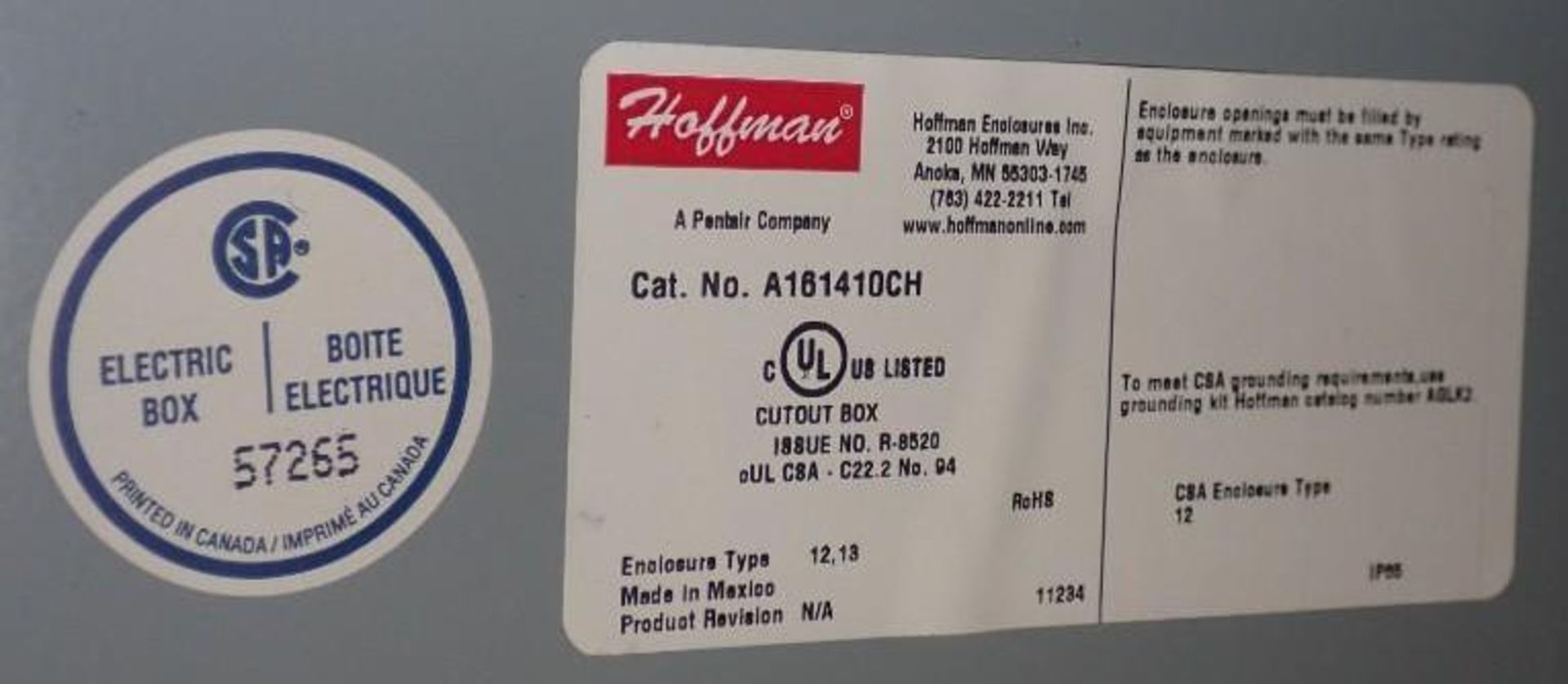 Lot of Hoffman Electrical Units - Image 6 of 9