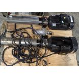 Lot of (2) Grundfos #CRK2-220/19 Pumps