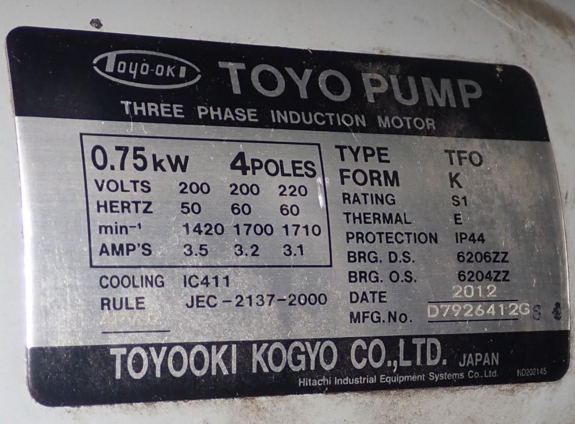 Lot of (2) Toyopac #20NA Hydraulic Units - Image 10 of 10