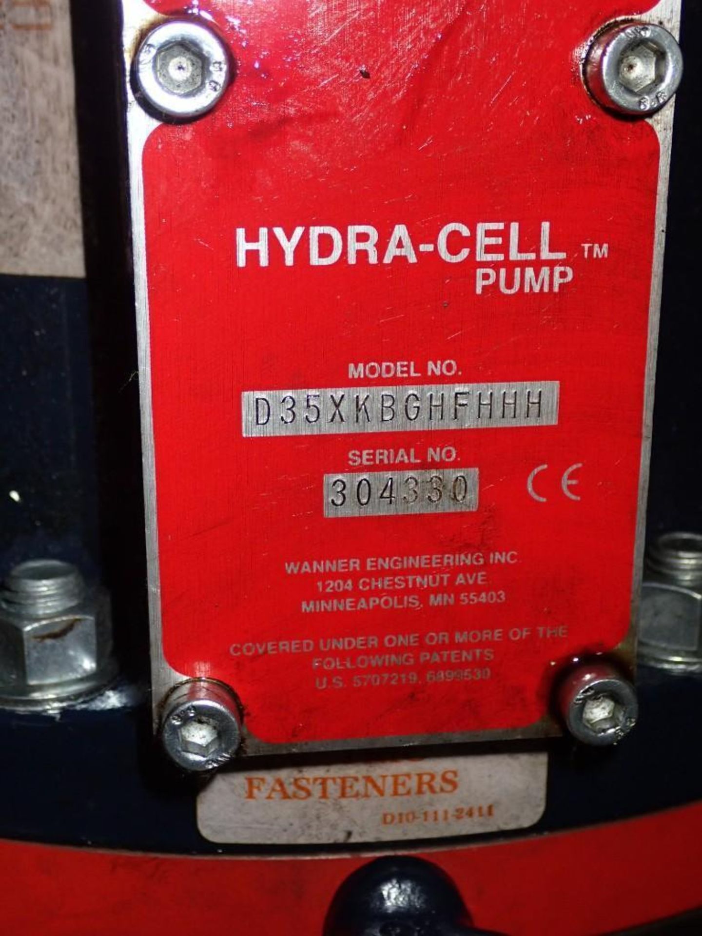 Hydra-Cell #D35XKBGHFHHH Pump w/ Mitsubishi 18.5 KW Motor - Image 6 of 6