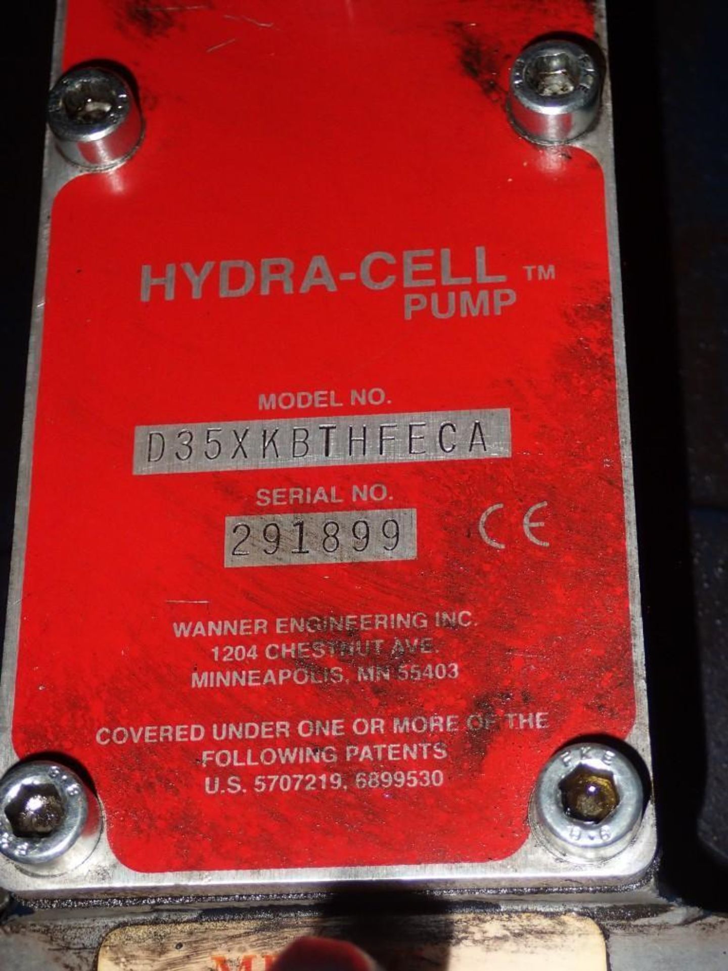 Hydra-Cell #D35XKBTHFECA Pump w/ Brook Crompton 30 HP Motor - Image 7 of 7