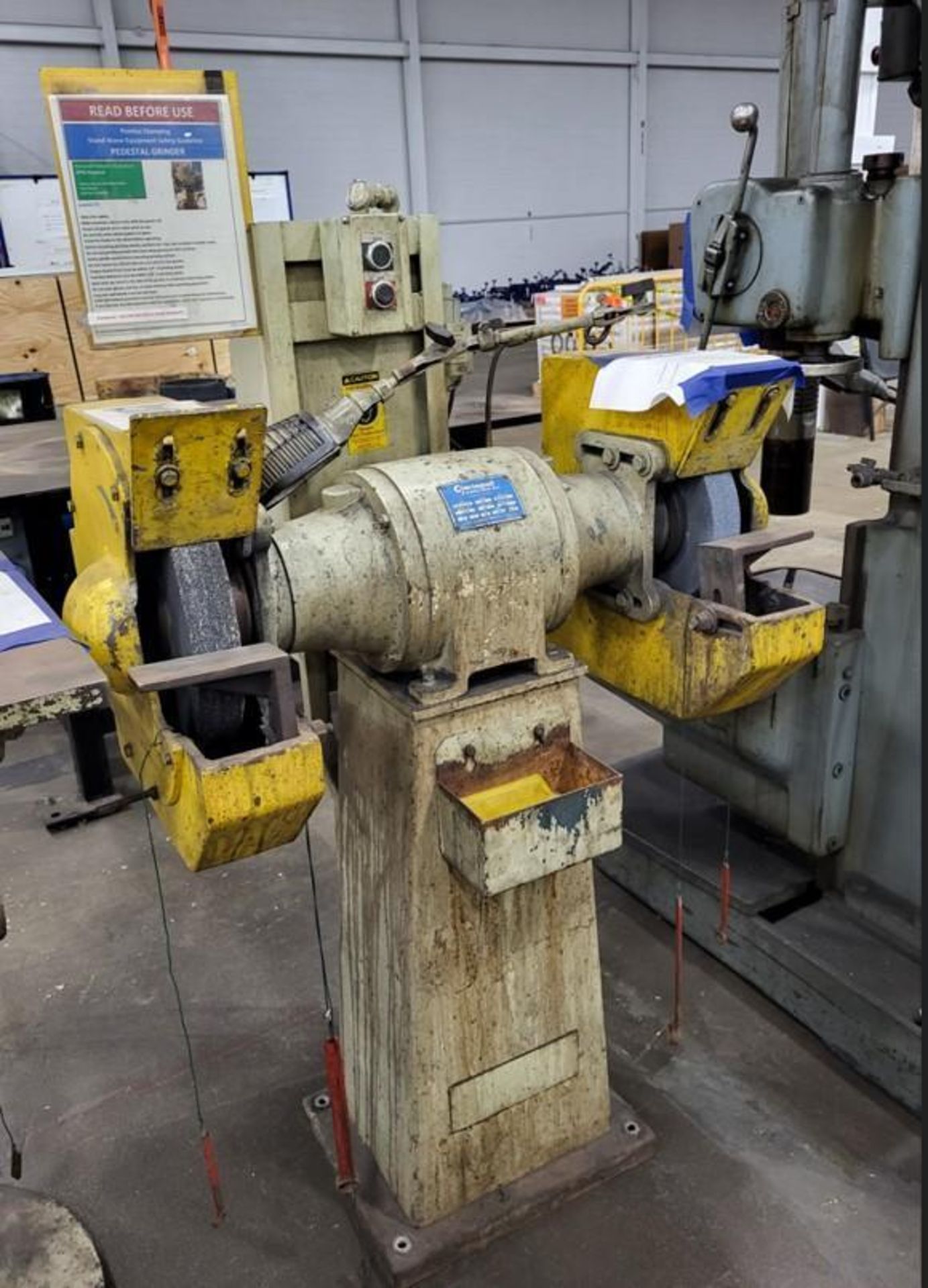 Cincinnati SPL Tool Pedestal Grinder