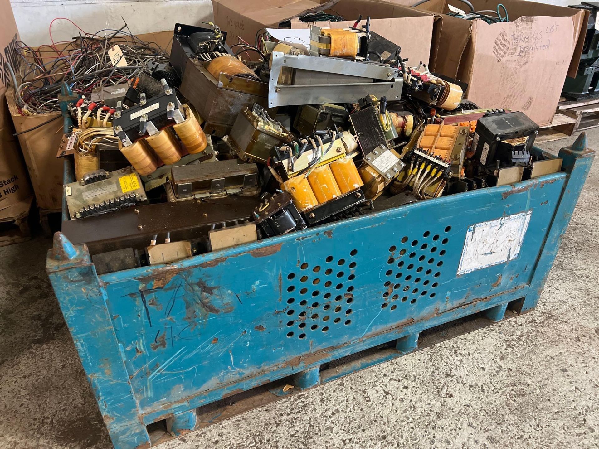 Scrap Copper Transformers 5,312 Lbs. (Includes Tare Weight)