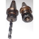 Lot of (2) CAT40 Collet Chucks - ER32