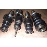 Lot of (4) CAT40 Tap Holders +