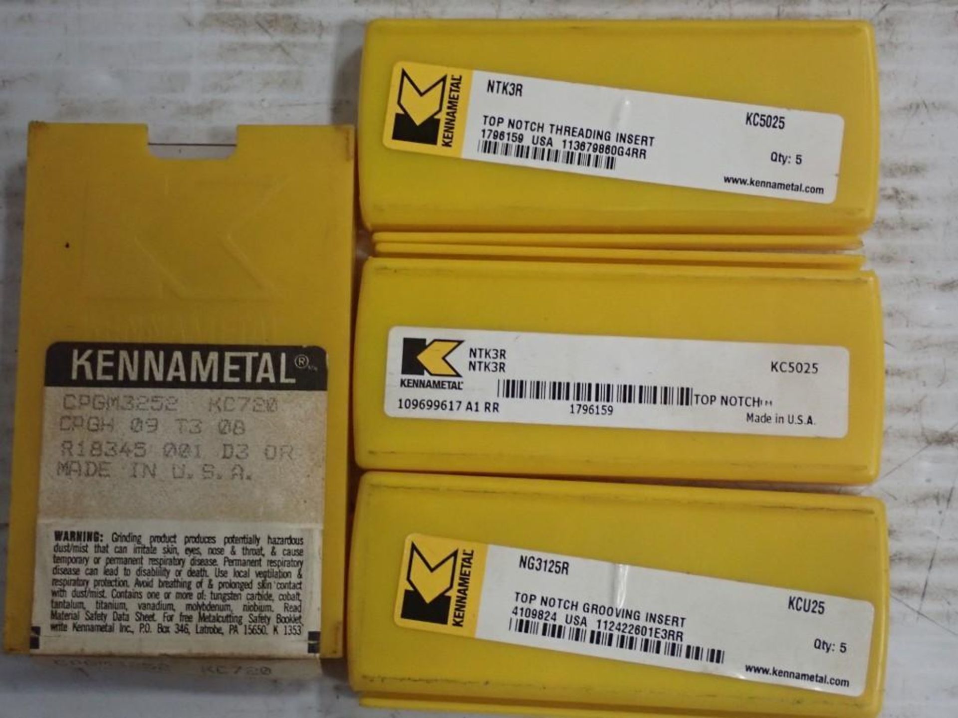 Lot of Kennametal Carbide Inserts - Image 7 of 9
