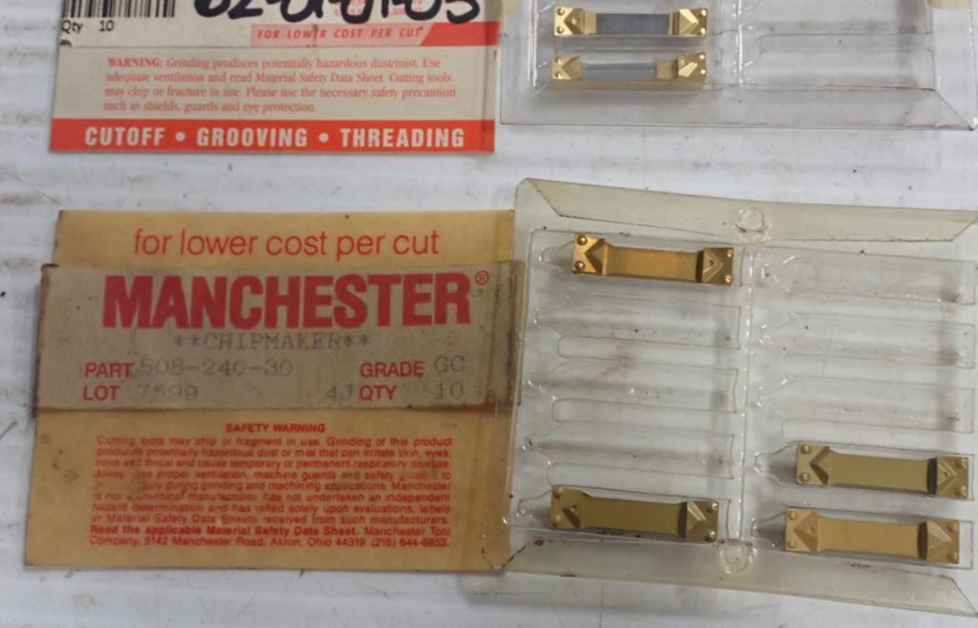 Lot of Manchester Carbide Inserts - Image 4 of 7