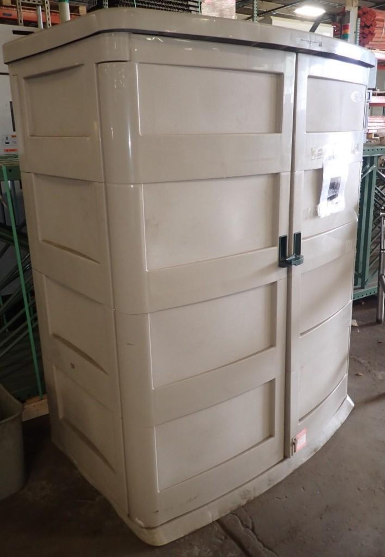 Suncast Plastic Storage Cabinet - Image 2 of 4