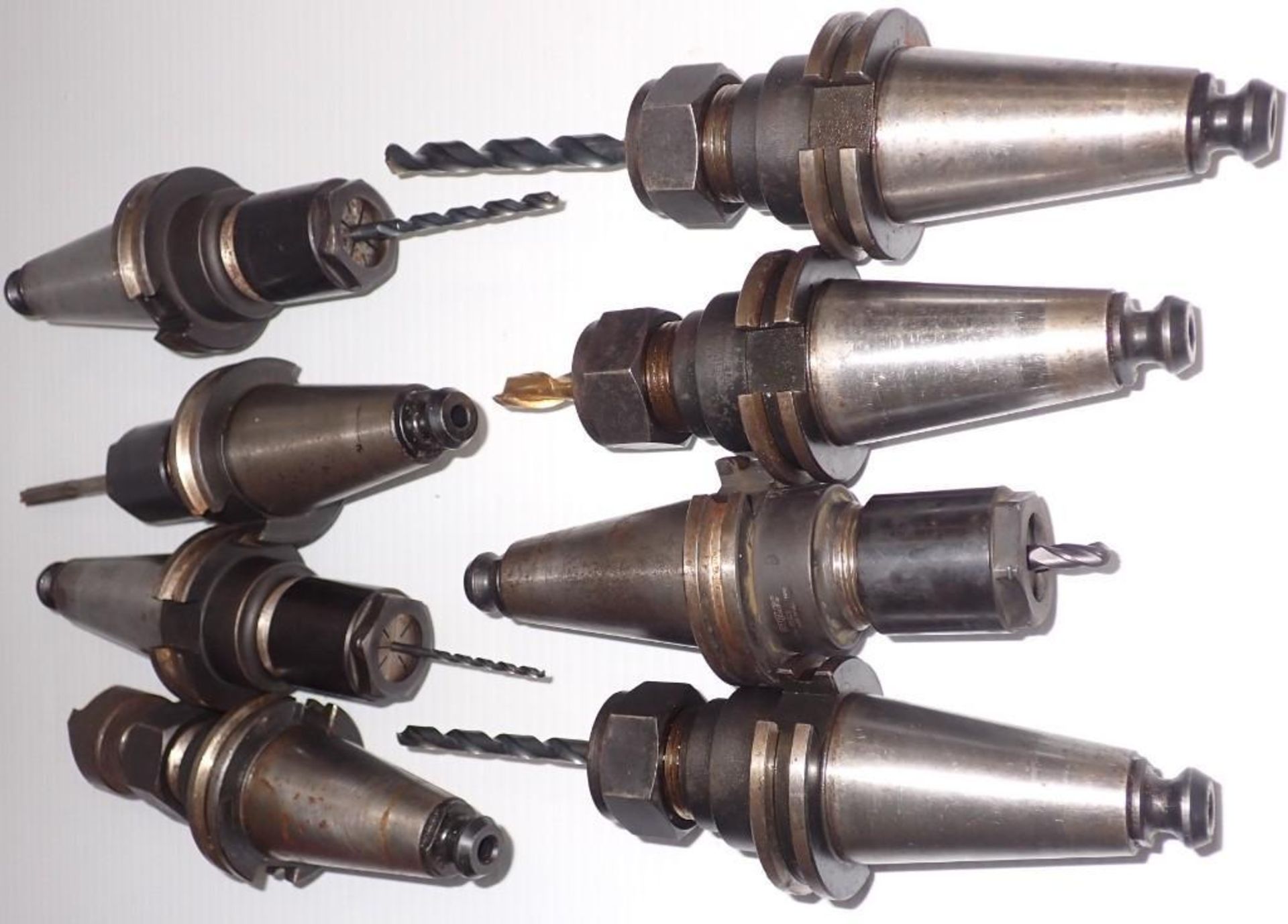 Lot of (8) CAT40 Collet Chucks - DA180