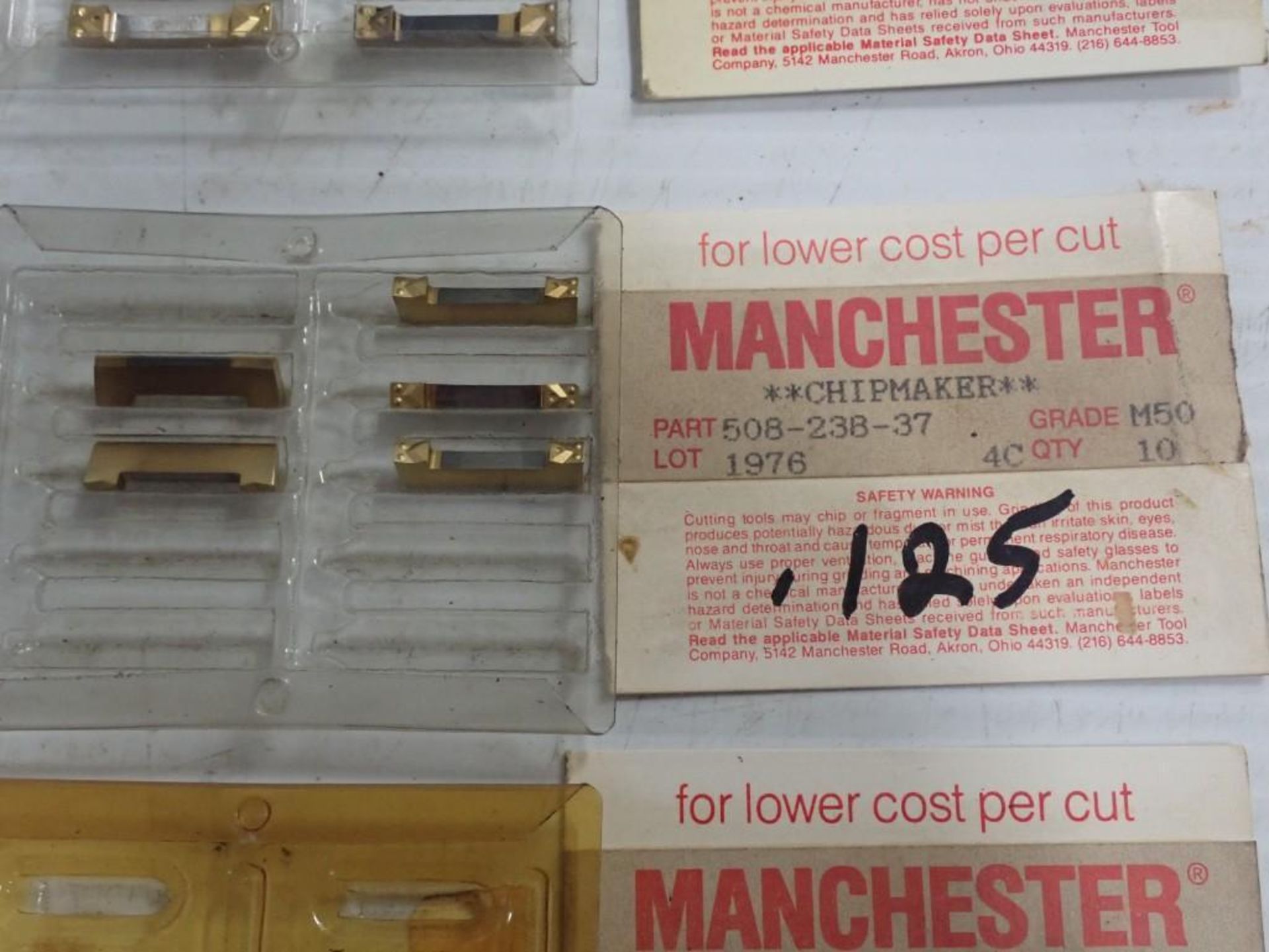 Lot of Manchester Carbide Inserts - Image 6 of 7