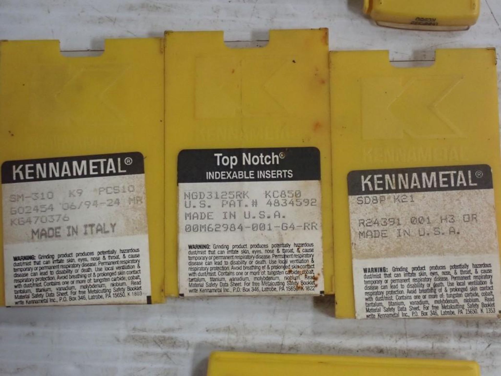 Lot of Kennametal Carbide Inserts - Image 6 of 9
