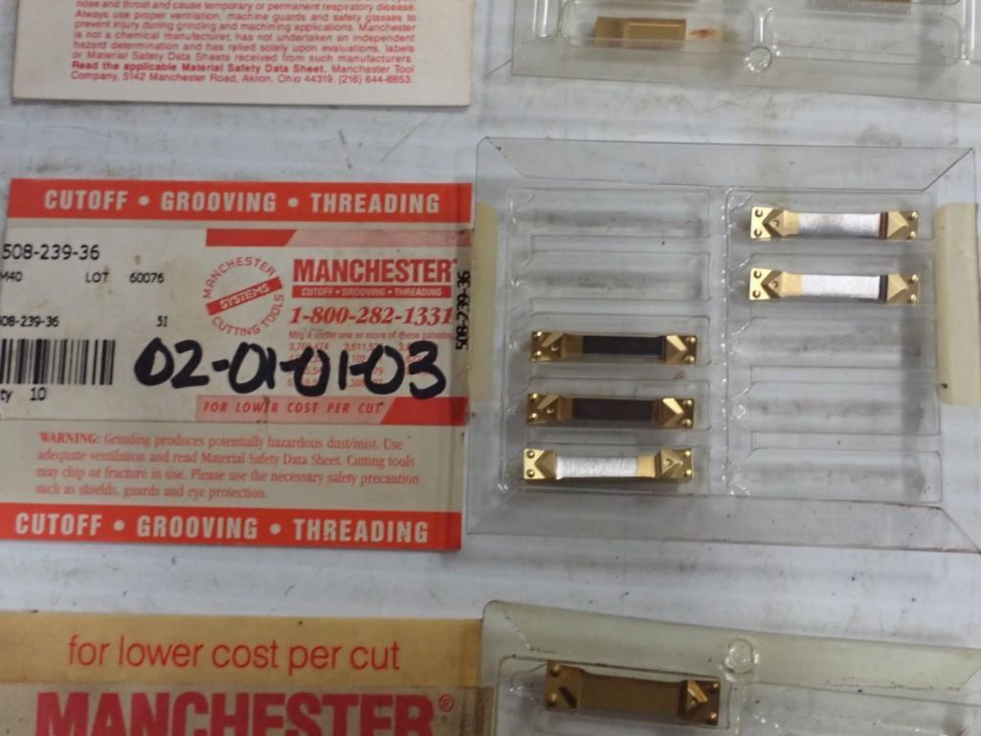Lot of Manchester Carbide Inserts - Bild 3 aus 7