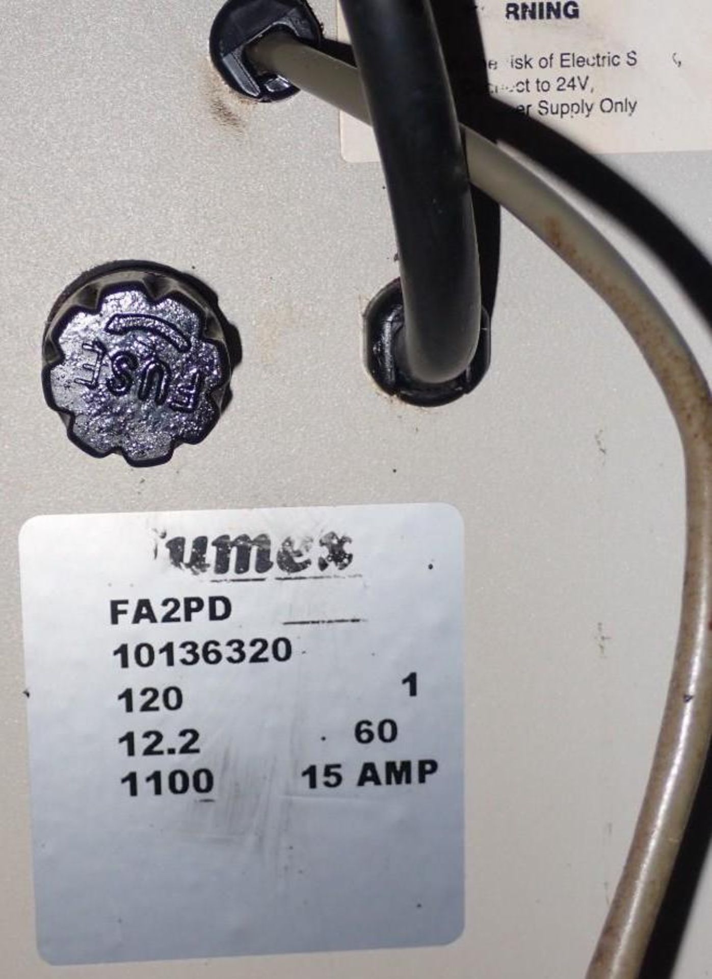Lot of (2) Fumex #FA2PD Fume Extractors - Image 4 of 4