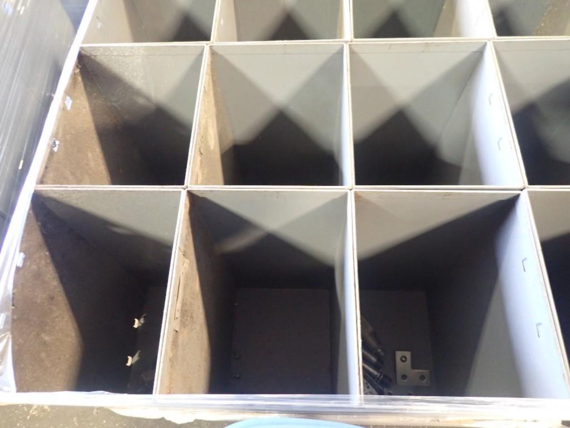 Lot of (6) Skids Metal Organizers - NO DRAWERS - Image 7 of 8