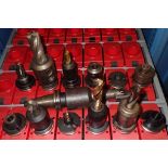 Lot of (13) CAT40 End Mill Holders +