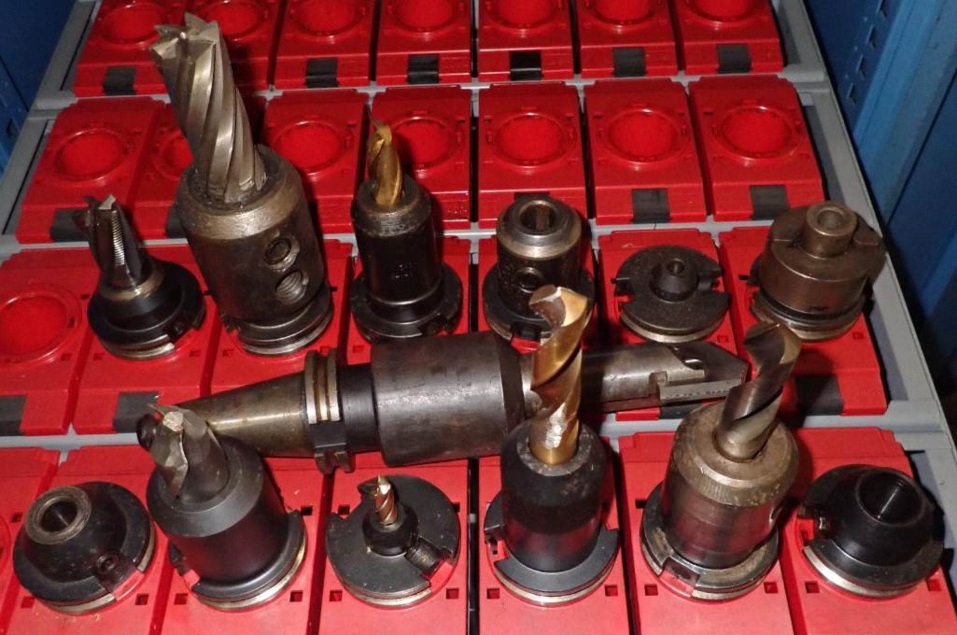 Lot of (13) CAT40 End Mill Holders +