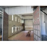 14 Ft. x 22 Ft. x 36 Ft. Double Door Automotive/Industrial Paint Booth with Controls