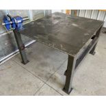 44"x48"x30" Steel Table w/Vice