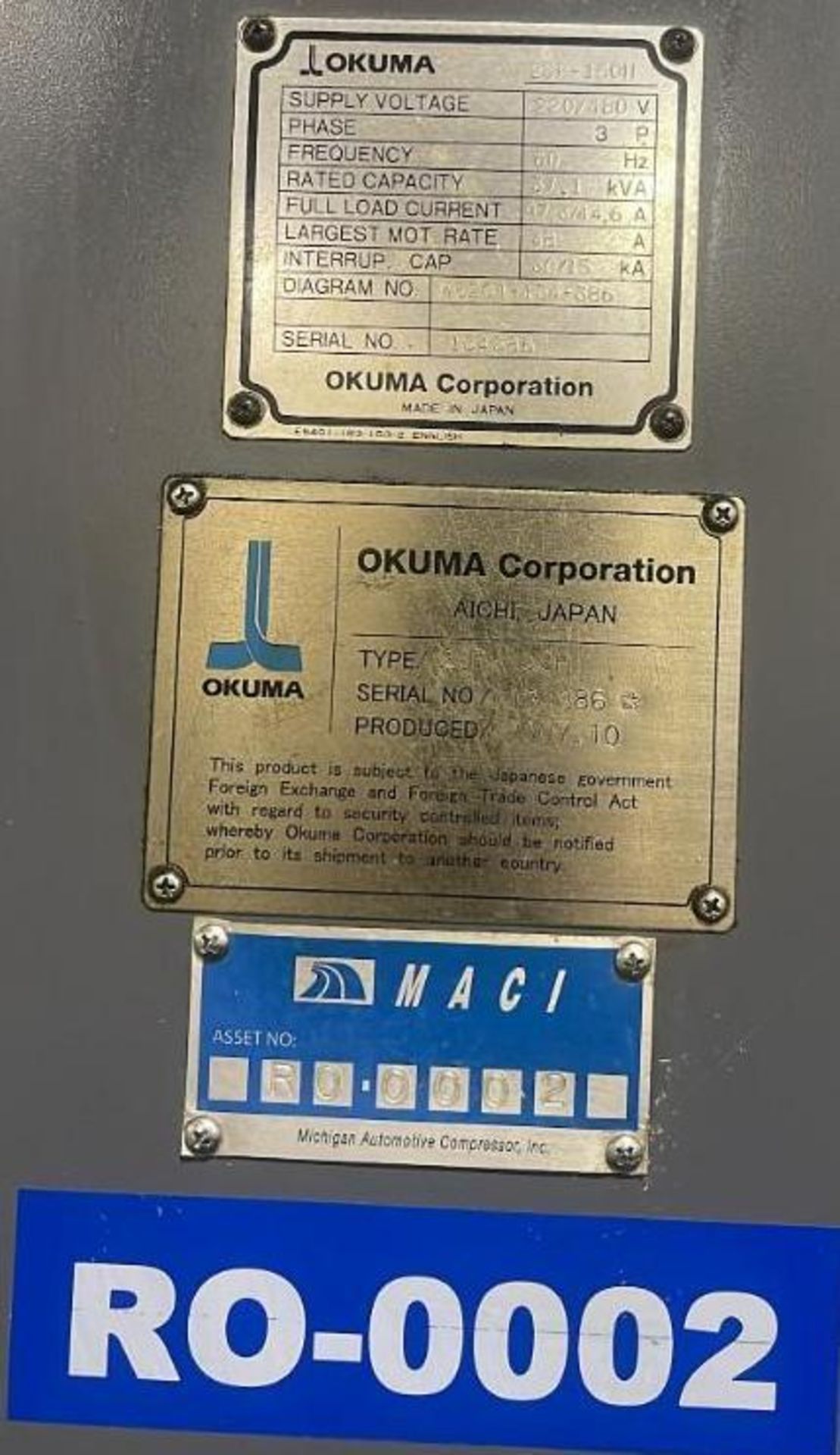 2007 Okuma 2SP-150H Twin Spindle CNC Lathe - Image 2 of 7